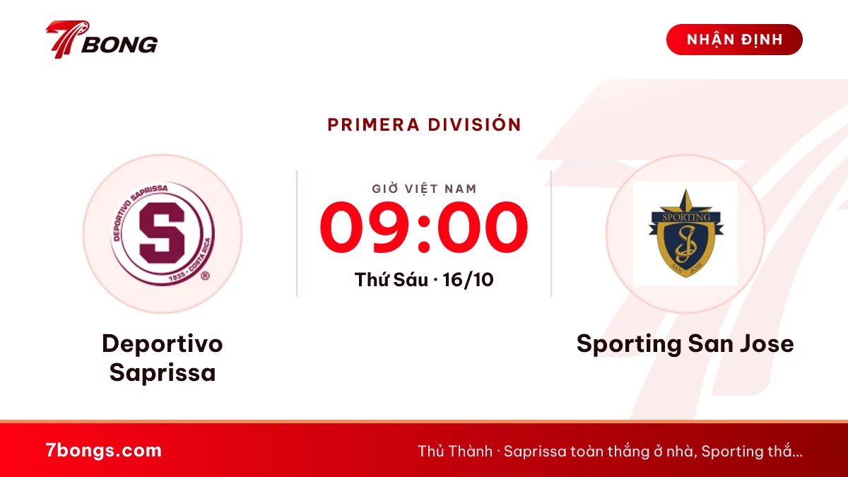 Nhận định Saprissa vs Sporting: chiếc ghế đầu bảng