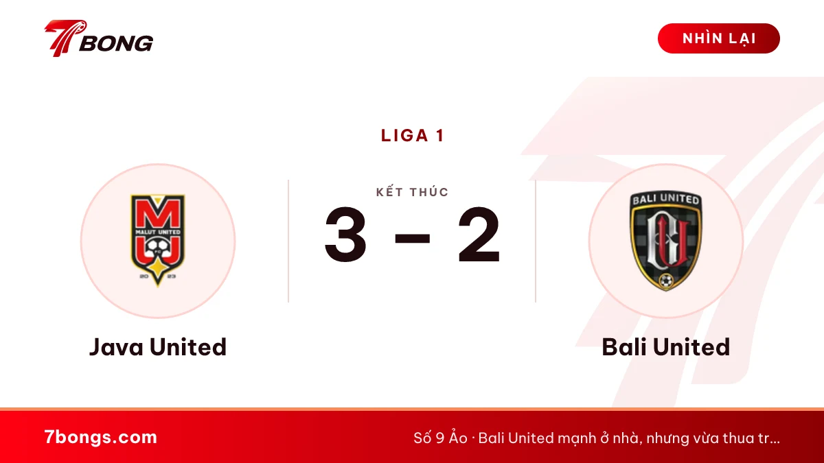 Nhận định Java United vs Bali United ngày 16/10/2026