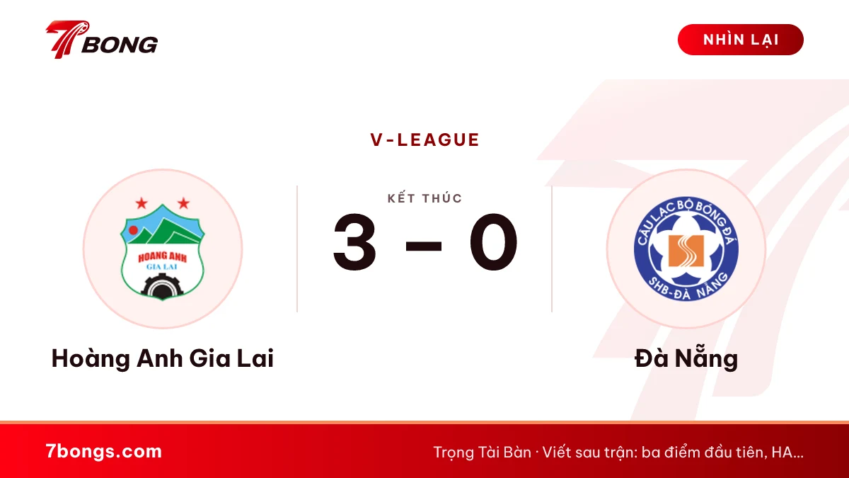 HAGL vs Đà Nẵng 3-0: HAGL có trận thắng đầu tiên mùa này
