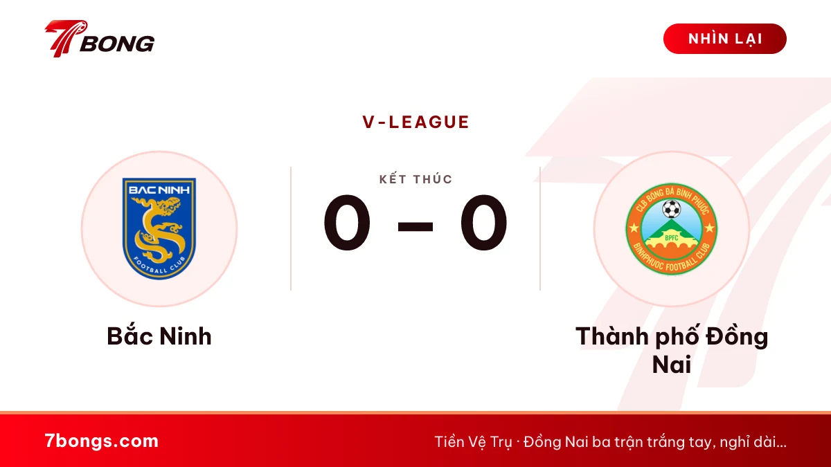 Nhận định Bắc Ninh vs Thành phố Đồng Nai ngày 18/10/2026