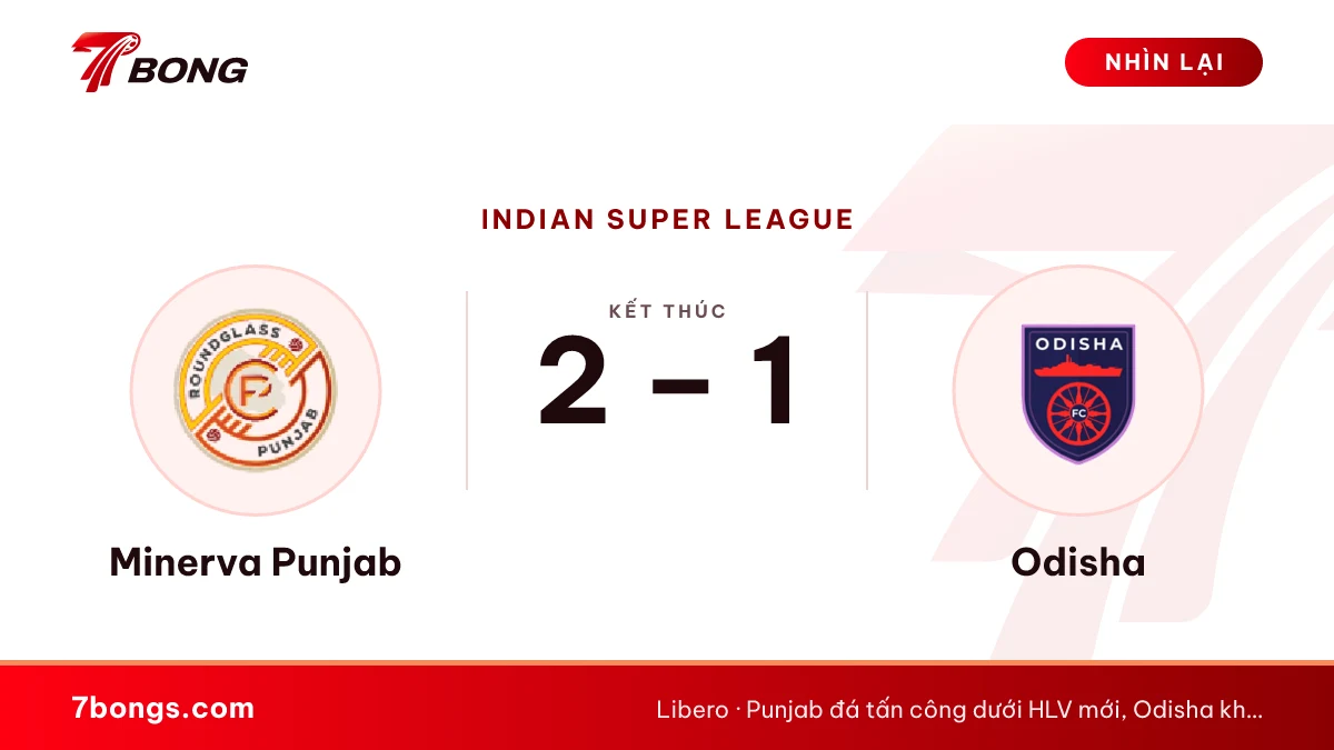 Nhận định Punjab FC vs Odisha: trận mở màn ISL ở Delhi