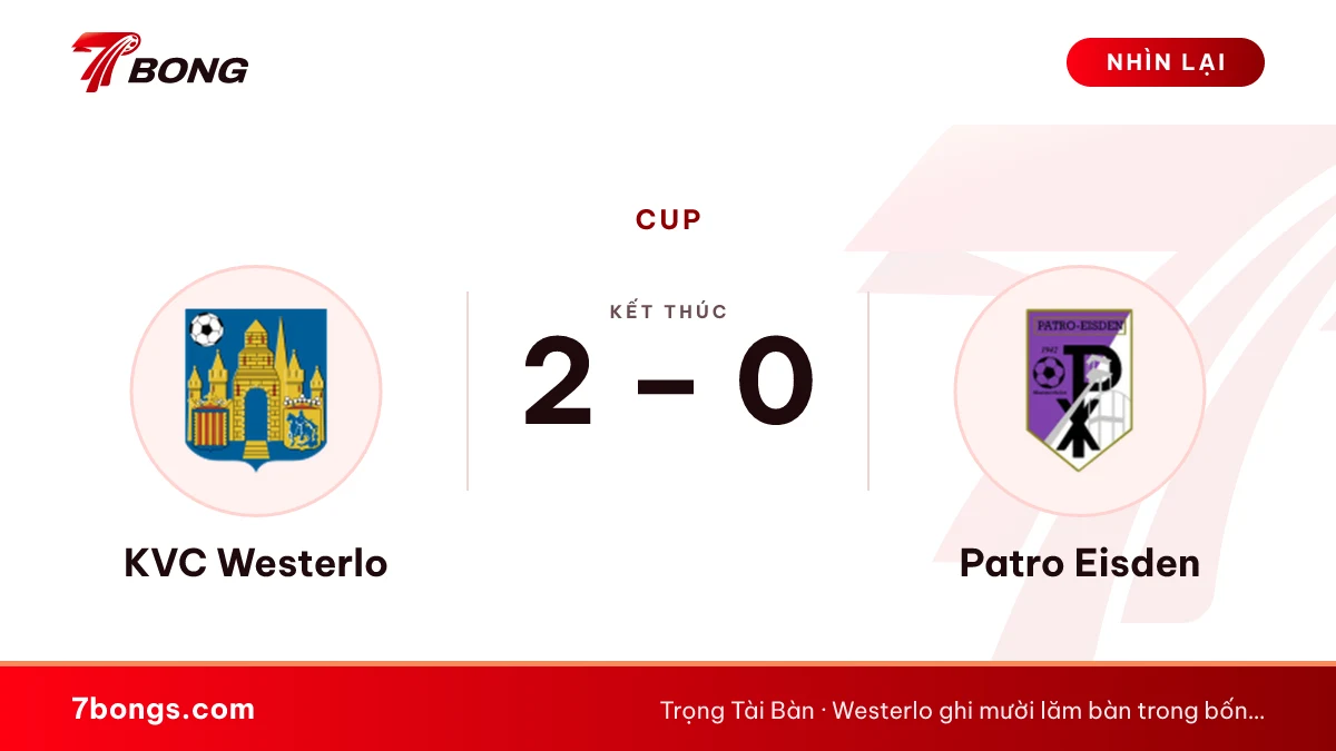 Nhận định KVC Westerlo vs Patro Eisden ngày 17/10/2026